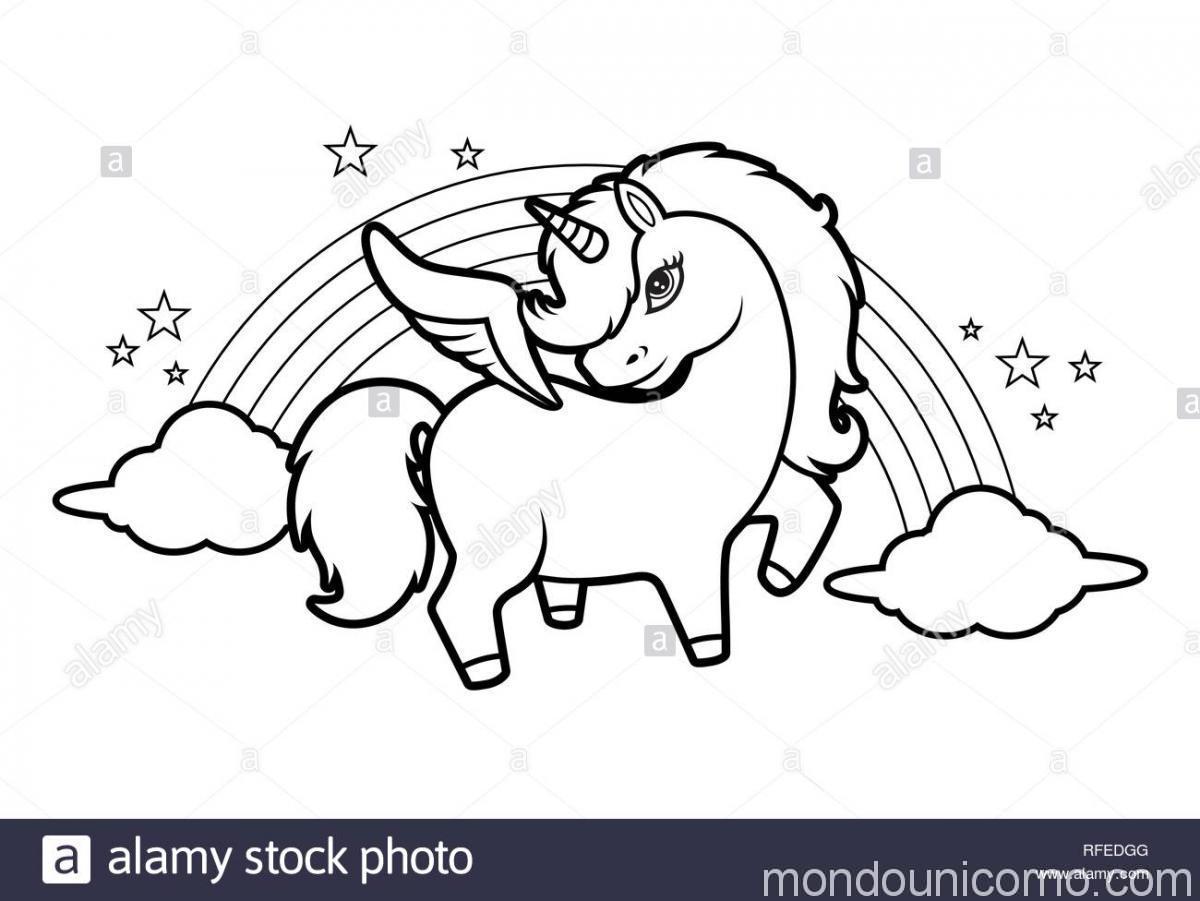 77.piccolo-grazioso-unicorno-magico-rainbow-e-stelle-libro-da-colorare-illustrazione-per-bambini-vettore-rfedgg