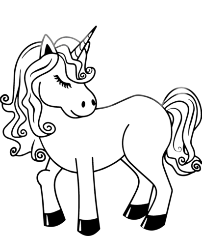 9.unicorn-coloring-page
